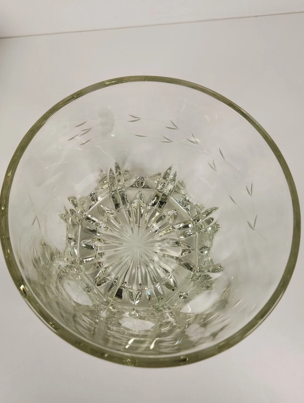 Vintage Princess House Heritage Cut Crystal Ice Bucket | Wine Chiller